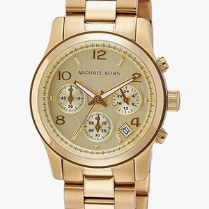 GOLD MICHAEL KORS CHRONOGRAPH WATCH
